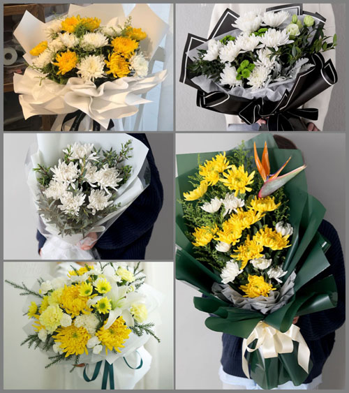 福建宁德周宁县七步镇后洋村白事花束代送
